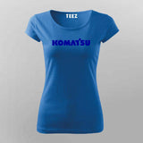Komatsu Equipment Operator T-shirt For Women