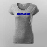Komatsu Equipment Operator T-shirt For Women