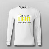 Let Your Light Shine - Inspirational Men's Tee