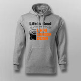 Life Is Good India Chai Samosa Hoodies For Men