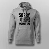 Lineman Sorry I Missed Your Call Hoodies For Men