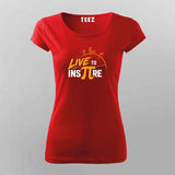 Live To Inspire Pi Math T-shirt For Women