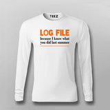 Log File Essentials Men's T-Shirt - Debugging Life