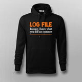 Log File Essential Hoodies For Men