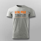 Log File Essentials Men's T-Shirt - Debugging Life