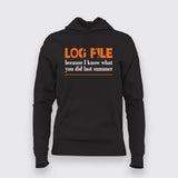 Log File Essential Hoodies For Women