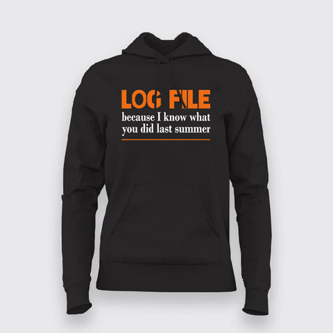 Log File Essential Hoodies For Women