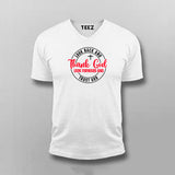 Look Back and Thank God - Reflective Men's Shirt