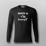Math Is For Every One T-shirt For Men