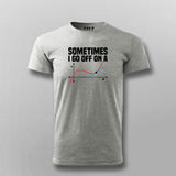Math Teacher Tee - Sometimes I Go Off on a Tangent | Teez