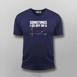 Math Teacher Tee - Sometimes I Go Off on a Tangent | Teez