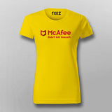 McAfee Didn't Kill Himself - Women's Bold Statement Tee
