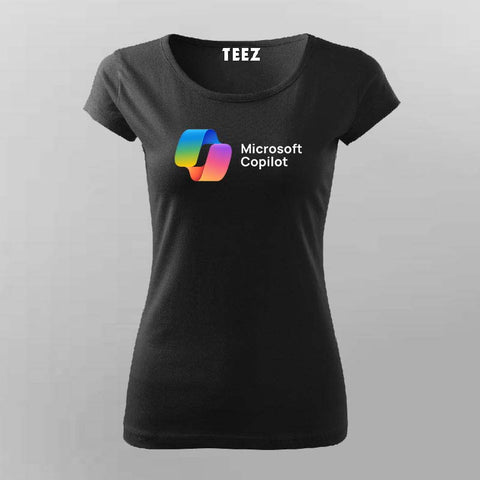 Microsoft Copilot Women Round Neck T-shirt