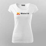 Mistral AI T-shirt For Women – Open Model Energy