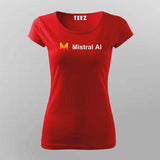 Mistral AI T-shirt For Women – Open Model Energy