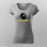 Mortal Kombat Logo Gaming T-shirt for Women.