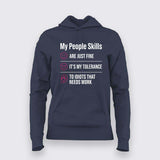 My People Skills Hoodie For Women