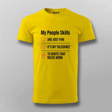 My People Skills T-shirt For Men