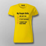 My People Skills T-shirt For Women