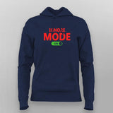 Ignore Mode On Cozy Hoodie For Women