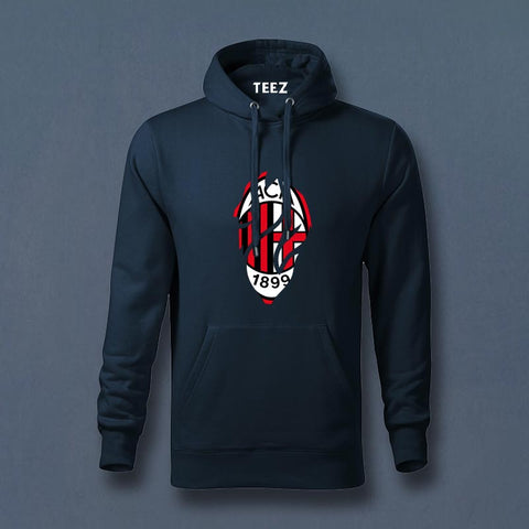 Fan-Made AC Milan Hoodie for Men | Rossoneri Fan Gear