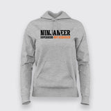 Ninjaneer Superhero Not Required Funny Engineer T-Shirt For Women