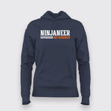 Ninjaneer Superhero Not Required Funny Engineer T-Shirt For Women
