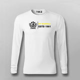 White long-sleeved Teez t-shirt with NIT Rourkela emblem, celebrating its foundation in 1961