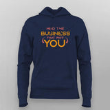 Mind the Business Hoodie for Women – Online India