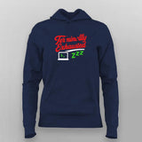 Terminally Exhausted Hoodie for Wpmen – Debug & Nap Mode