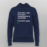 Run Terraform Apply T-Shirt For Women – DevOps Engineer