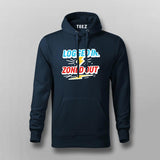 Logged In Zoned Out Hoodie for Men – Developer Disengage Edition