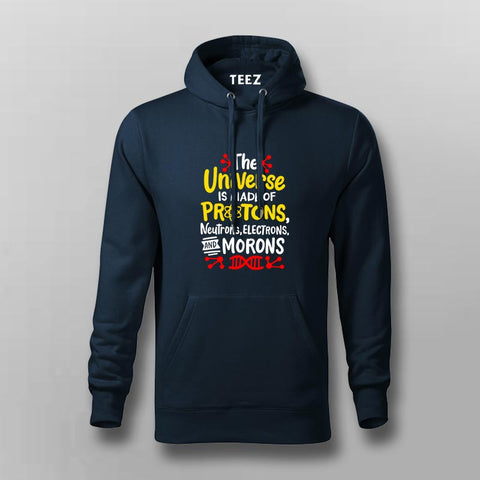 Universe & Protons Science Hoodie For Men - Geeky & Fun