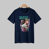 You Belong With Me T-Shirt For Men – Bold Fan Art for Pop Hearts