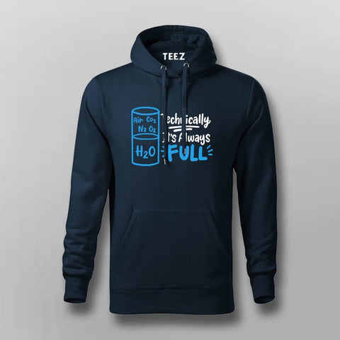 H2O Full Science Hoodie For Men  – Funny Physics