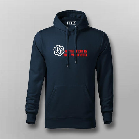 Attention Is All You Need Hoodie for Men