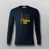 Funny Git Merge T-shirt | I Was Sane A Few Merges Ago
