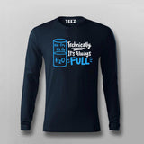 H2O Full Science T-Shirt For Men  – Funny Physics