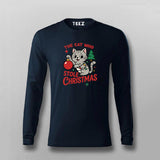 The Cat Who Stole Christmas T-shirt For Men