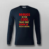 99 Bugs in the Code T-Shirt for Men – Funny Developer Debug