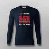 Life Support Reboot Men's T-Shirt – Dark Tech Humor