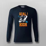 Astronaut Playing Football T-Shirt for Men - Unique Space Style