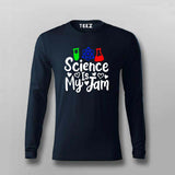Science Is My Jam T-Shirt For Men - Cool Science Lover