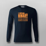 I Speak Fluent Binary T-shirt For Men