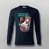 You Belong With Me T-Shirt For Men – Bold Fan Art for Pop Hearts