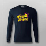 Allergic to Meetings T-Shirt for Men – Funny IT Workwear