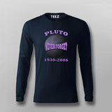 Pluto Never Forget Honoring the Lost Planet T-Shirt – For Men