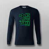 VS Code Is My Safe Space T-Shirt For Men – Dev Comfort Mode