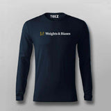 Weights & Biases T-Shirt for Men – Train Hard, Debug Harder