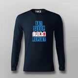 Eat Sleep Build Repeat T-Shirt for Men